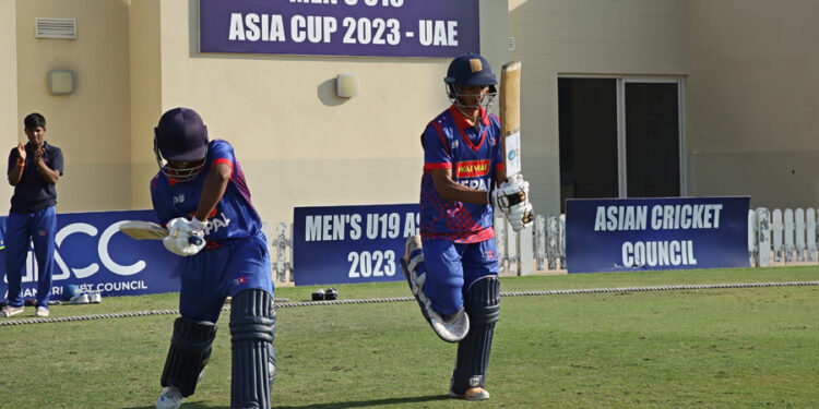 यू–१९ एसिया कप– भारतसँग नेपाल १० विकेटले पराजित