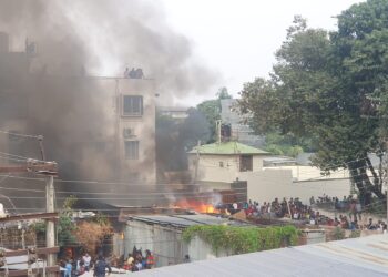 विराटनगरको कवाडी गोदाममा आगलागी :  दुई जनाको मृत्यु, दुई गम्भीर घाइते