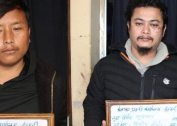 इटहरीमा नक्कली पेस्तोल देखाएर सर्वसाधरण तर्साउने दुई युवक पक्राउ