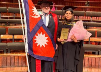 सुनसरी कि अनजुम अरा मास्टर अफ प्रोफेस्नल अकाउन्ट(MPA) अस्ट्रेलियामै प्रथम स्थान ल्याउन सफल ।